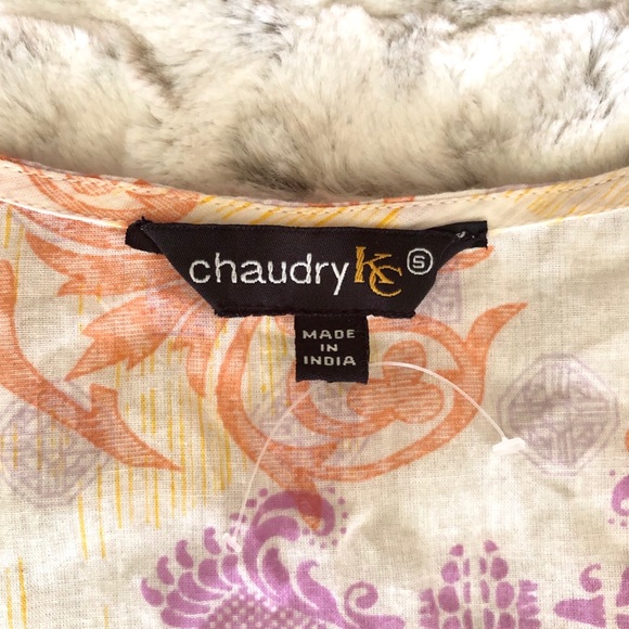 NWOT chaudry KC sheer swim cover-up - Picture 8 of 8